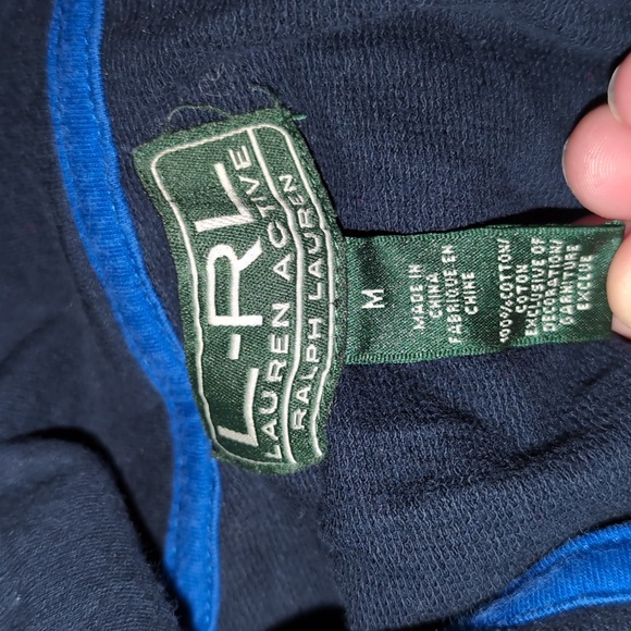 Polo by RL navy blue turtleneck zip-up sweater - Picture 2 of 2